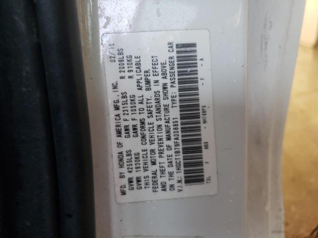 1HGCT1B79FA008851 Honda ACCORD EX