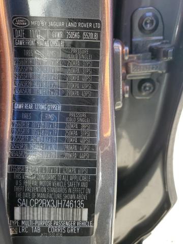 SALCP2RX3JH746135 Land Rover Discovery Sport Se