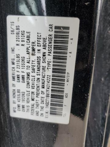 1HGCT1B87FA014222 Honda ACCORD EXL