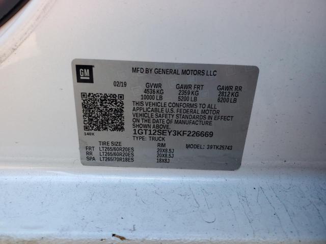 1GT12SEY3KF226669 GMC Sierra K2500 Denali