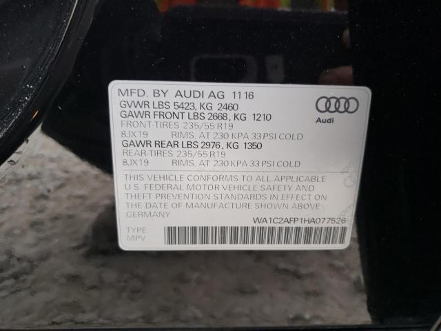 WA1C2AFP1HA077526 Audi Q5 PREMIUM