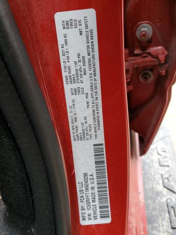 1C6SRFFT1NN243286 RAM 1500 Big Horn/lone Star