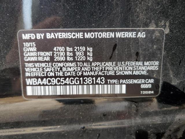 WBA4C9C54GG138143 BMW 428 Xi Gran Coupe Sulev