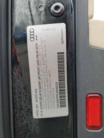 WAUANCF50JA096229 Audi A5 PREMIUM