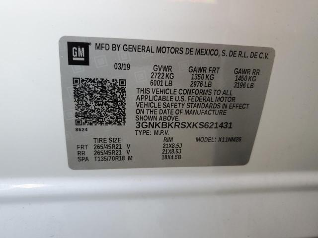 3GNKBKRSXKS621431 Chevrolet Blazer Premier