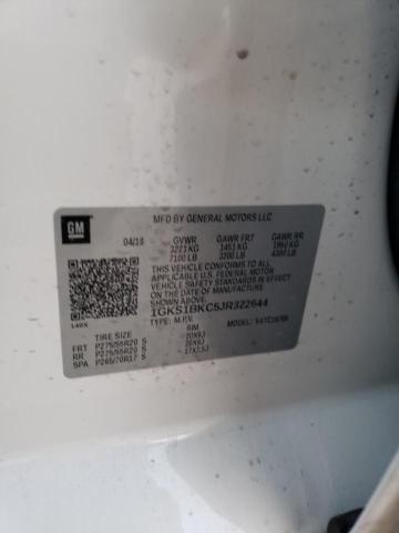 1GKS1BKC5JR322644 GMC YUKON SLT