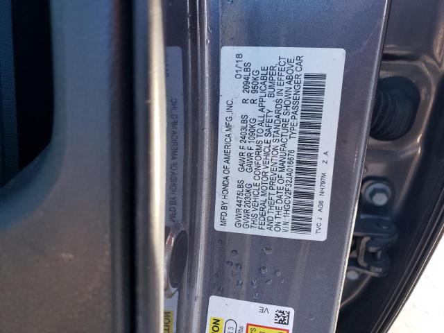 1HGCV2F32JA016676 Honda Accord Sport