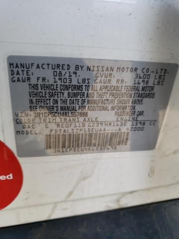 3N1CP5CU4KL557698 Nissan KICKS S