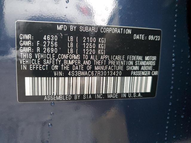 4S3BWAC67R3013420 Subaru Legacy Premium