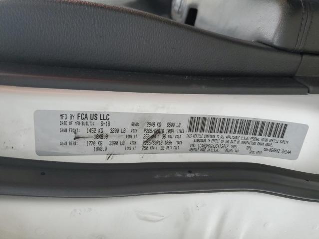1C4RDHAGXJC413212 Dodge Durango Sxt