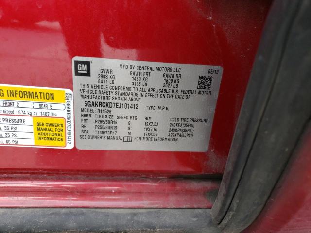 5GAKRCKD7EJ101412 Buick Enclave