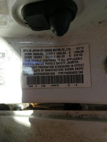 JHMZE2H38ES001846 Honda Insight
