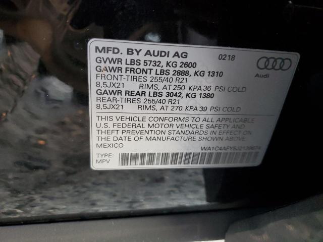 WA1C4AFY5J2139674 Audi Sq5 Prestige