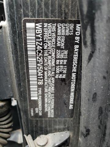 WBY1Z4C52FV504178 BMW I3 REX