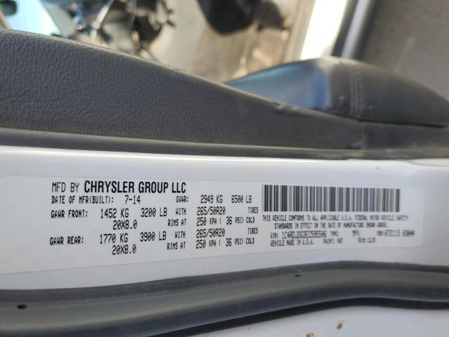 1C4RDJDG3EC595506 Dodge DURANGO LIMITED