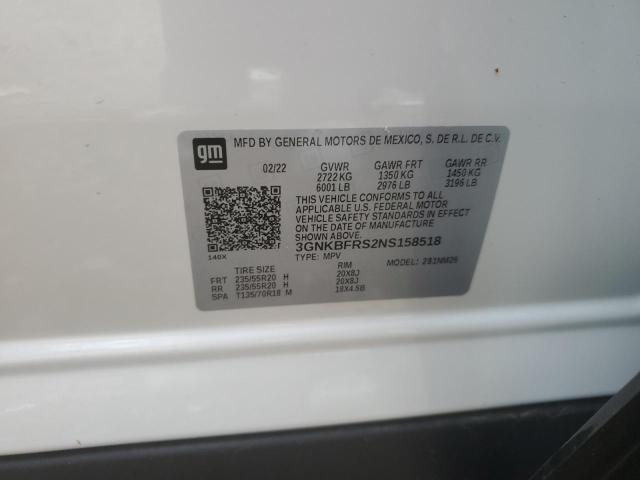 3GNKBFRS2NS158518 Chevrolet Blazer Premier
