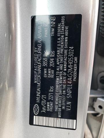 5NPLL4AG2MH053024 Hyundai ELANTRA SE