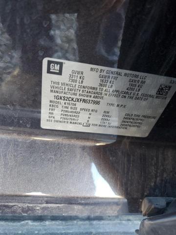 1GKS2CKJXFR637996 GMC YUKON DENA