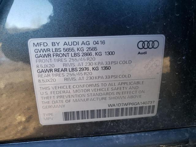 WA1D7AFP6GA140737 Audi Q5 Premium Plus S-line