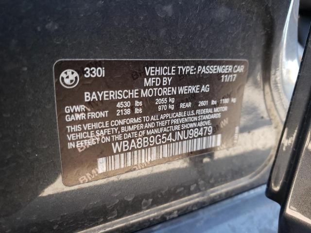 WBA8B9G54JNU98479 BMW 330 I