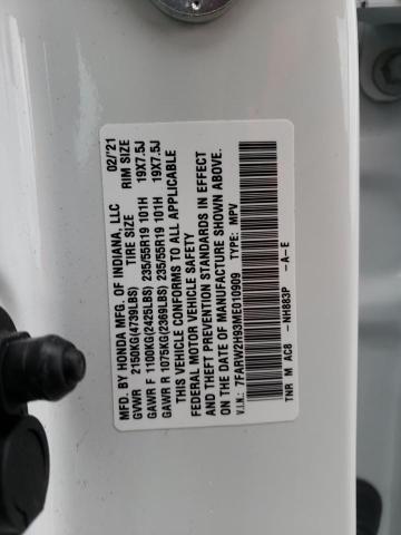 7FARW2H93ME010909 Honda Cr-v Touring