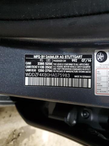 WDDZF4KB0HA075983 Mercedes-Benz E 300 4matic