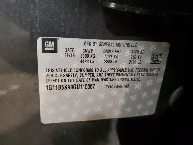 1G11B5SA4GU115567 Chevrolet Malibu Limited Ls