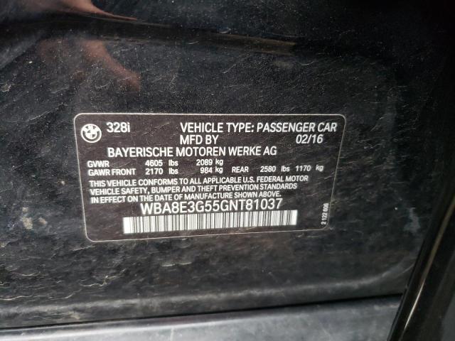 WBA8E3G55GNT81037 BMW 328 Xi Sulev