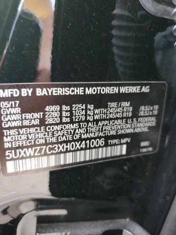 5UXWZ7C3XH0X41006 BMW X3 Sdrive28i