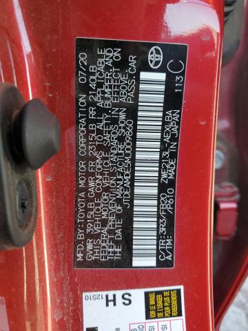 JTDEAMDE5MJ009860 Toyota COROLLA LE