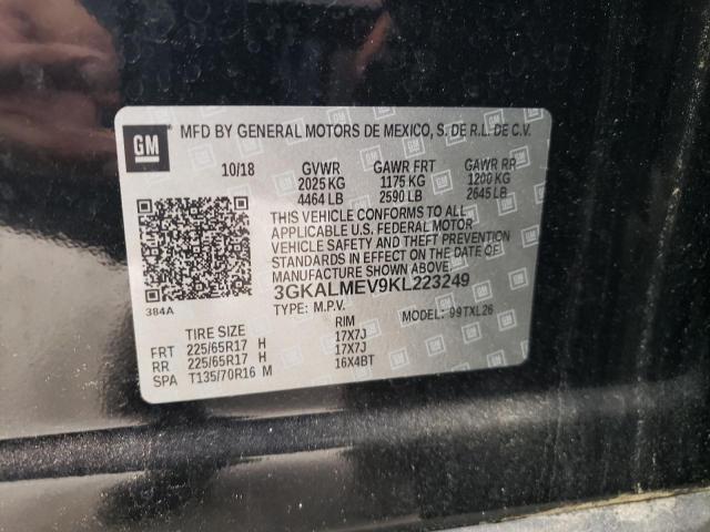 3GKALMEV9KL223249 GMC Terrain Sle