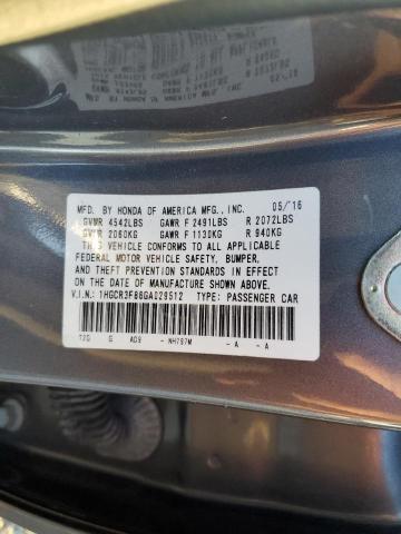 1HGCR3F86GA029512 Honda ACCORD EXL
