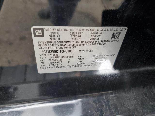 3GTU2VEC1FG483868 GMC Sierra K1500 Slt