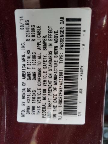 1HGCR2F56FA029881 Honda Accord Sport