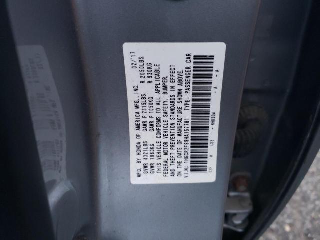 1HGCR2F99HA157781 Honda ACCORD EXL