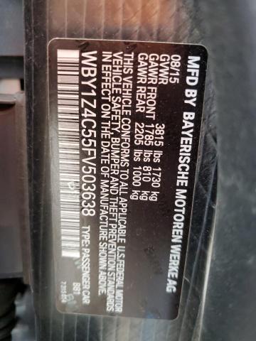 WBY1Z4C55FV503638 BMW I3 REX