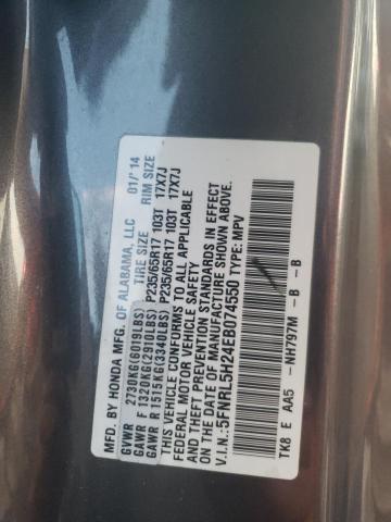 5FNRL5H24EB074550 Honda ODYSSEY LX
