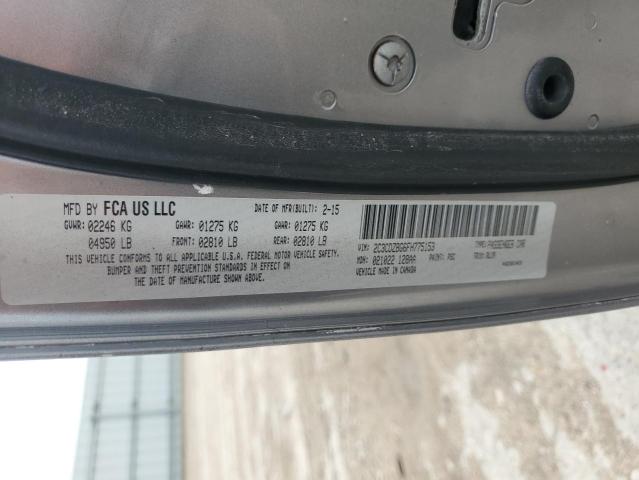 2C3CDZBG6FH775153 Dodge Challenger Sxt Plus