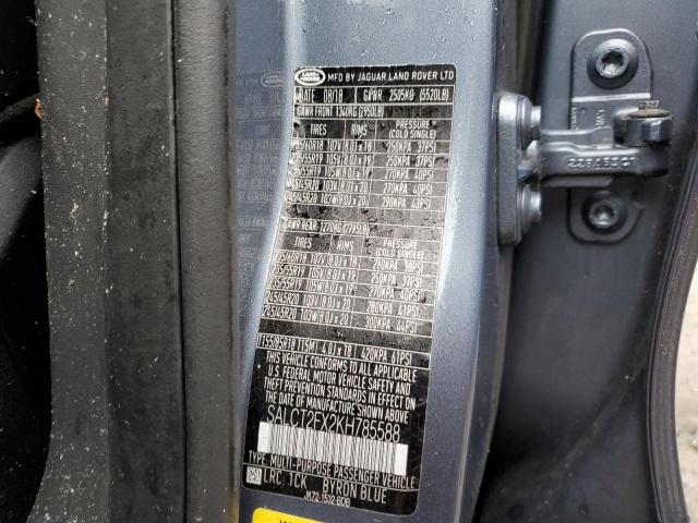 SALCT2FX2KH785588 Land Rover Discovery Sport Hse Luxury