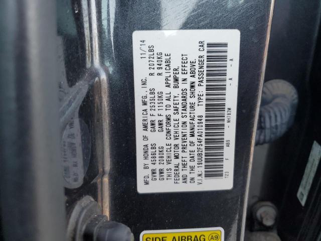 19UUB2F54FA010948 Acura TLX TECH