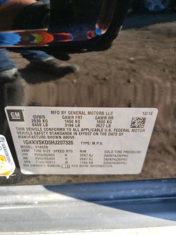1GKKVSKD0HJ207326 GMC Acadia Limited Slt-2