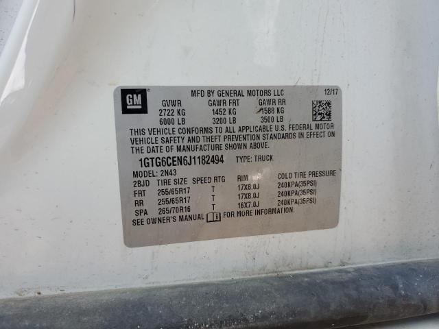 1GTG6CEN6J1182494 GMC CANYON SLE
