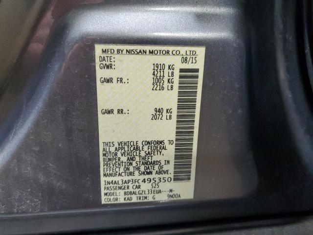 1N4AL3AP3FC495350 Nissan ALTIMA 2.5