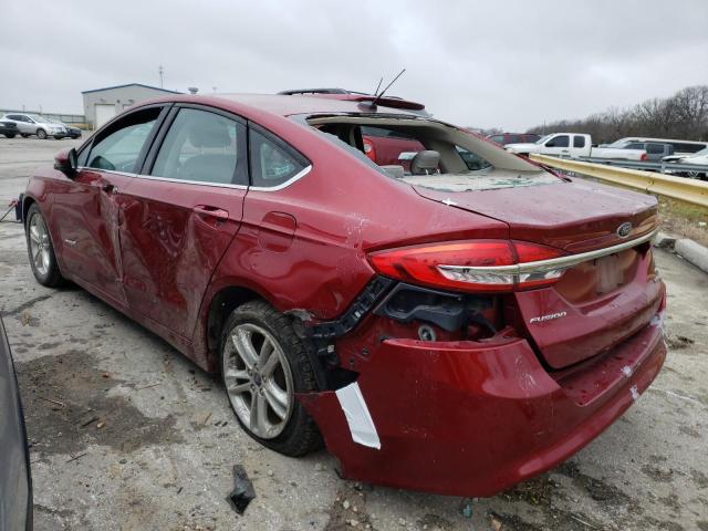 3FA6P0LU5JR152495 Ford Fusion Se Hybrid