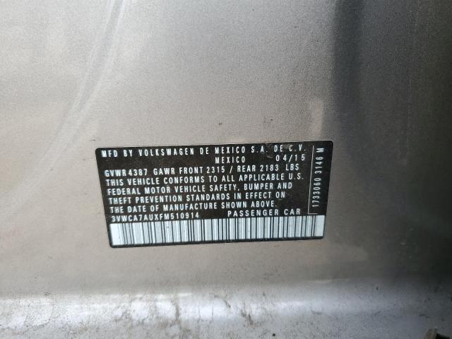 3VWCA7AUXFM510914 Volkswagen Golf Sportwagen Tdi S