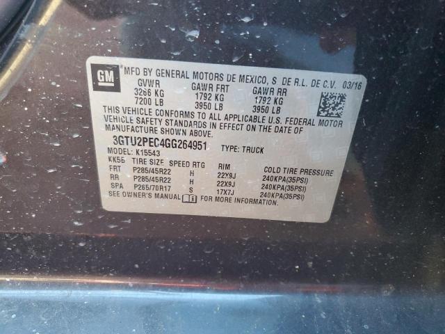 3GTU2PEC4GG264951 GMC Sierra K1500 Denali