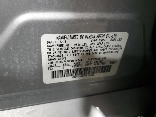 JN1BV7AR0FM414044 Infiniti Q50 BASE