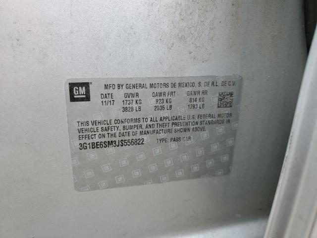 Chevrolet CRUZE LT 2018 3G1BE6SM3JS556822 Image 12