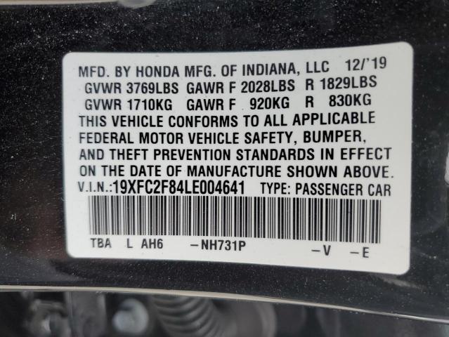 19XFC2F84LE004641 Honda Civic Sport