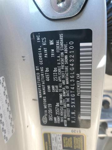 5XXGT4L36LG432100 KIA Optima Lx